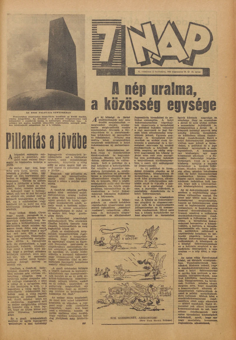 7 Nap, 10. évf. 1955. augusztus 28. 35. sz. 1–16. oldal