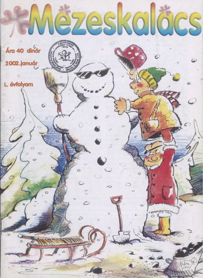 Mézeskalács, 50. évf. 2002. január. 1. sz.