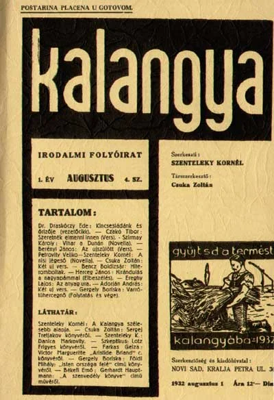 Kalangya, 1. évf. 1932. augusztus 1. 4. sz. 209–279. oldal