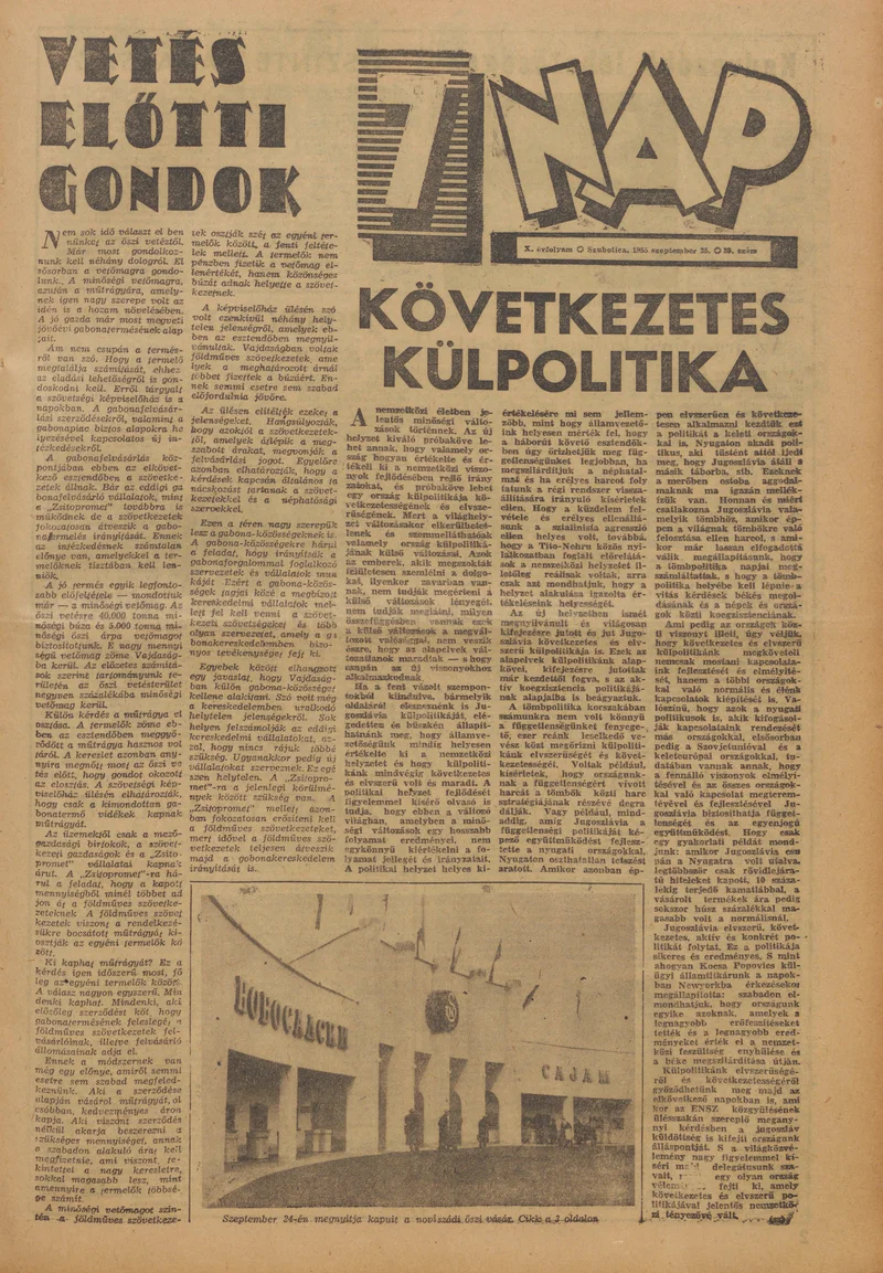 7 Nap, 10. évf. 1955. szeptember 25. 39. sz. 1–16. oldal
