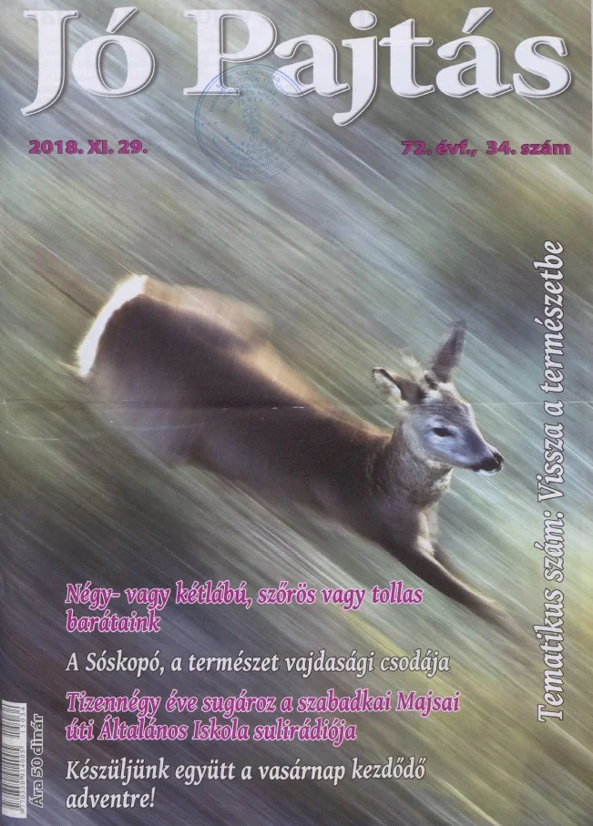 Jó Pajtás, 72. évf. 2018. november 29. 34. sz.