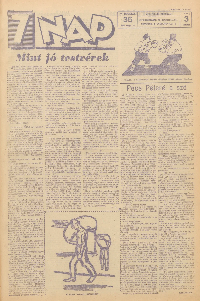 7 Nap, 5. évf. 1950. szeptember 13. 36. sz.