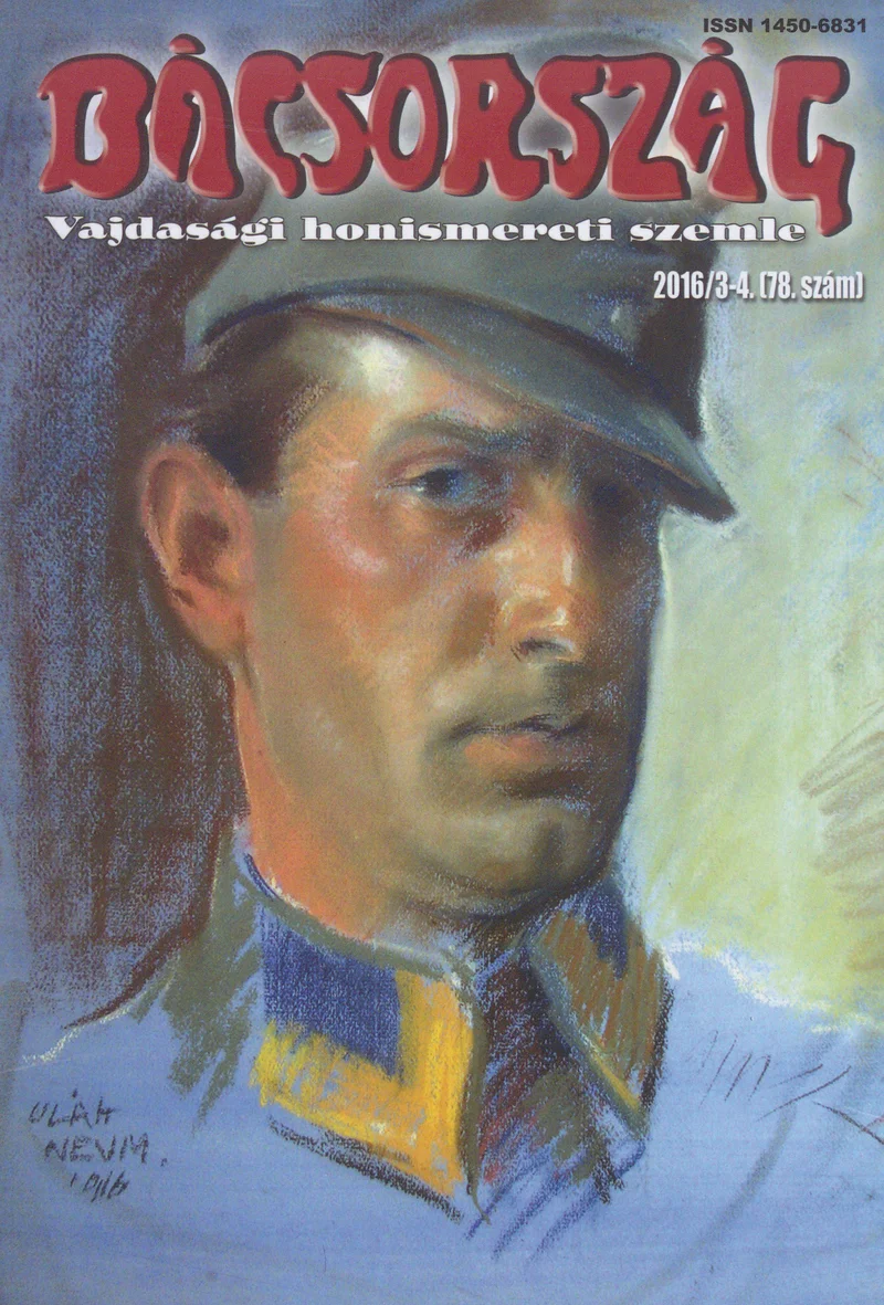 Bácsország, 22. évf. 2016. 3–4. sz.