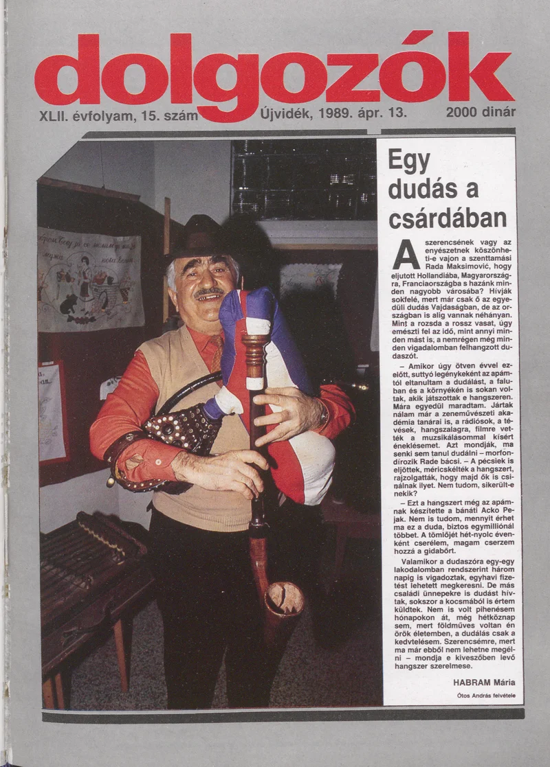 Dolgozók, 43. évf. 1989. április 13. 15. sz.