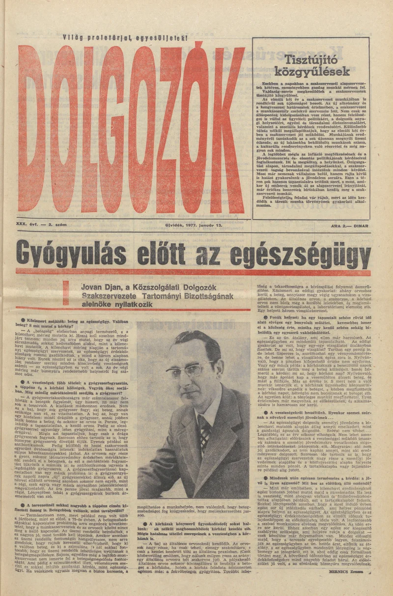 Dolgozók, 31. évf. 1977. január 13. 2. sz.