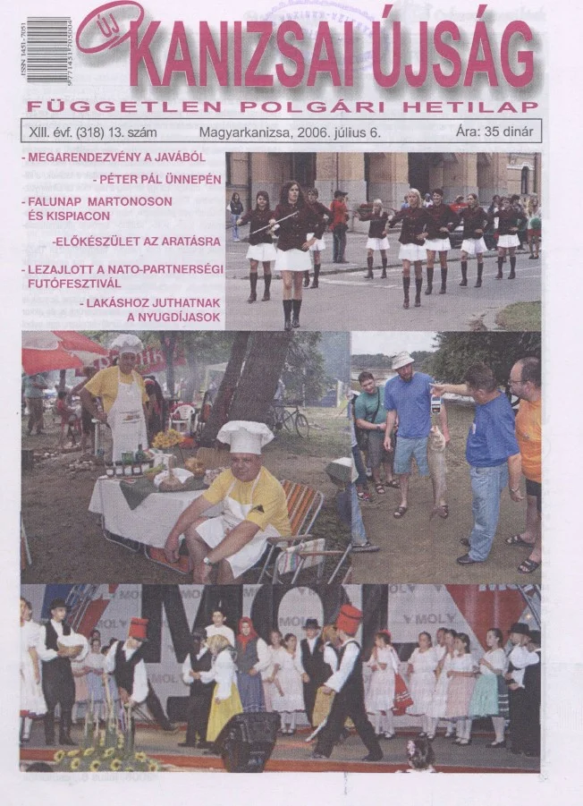 Új Kanizsai Újság, 13. évf. 2006. július 6. 13. sz.
