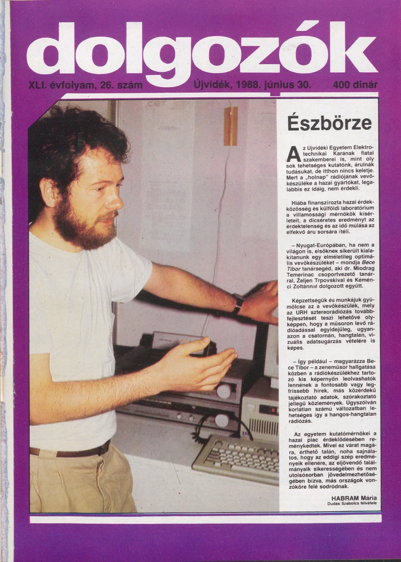 Dolgozók, 42. évf. 1988. június 30. 26. sz.