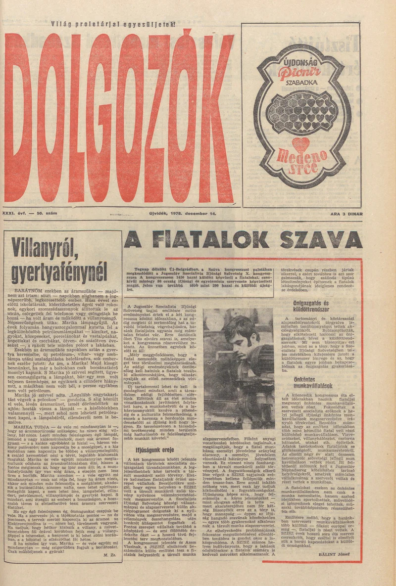 Dolgozók, 32. évf. 1978. december 14. 50. sz.