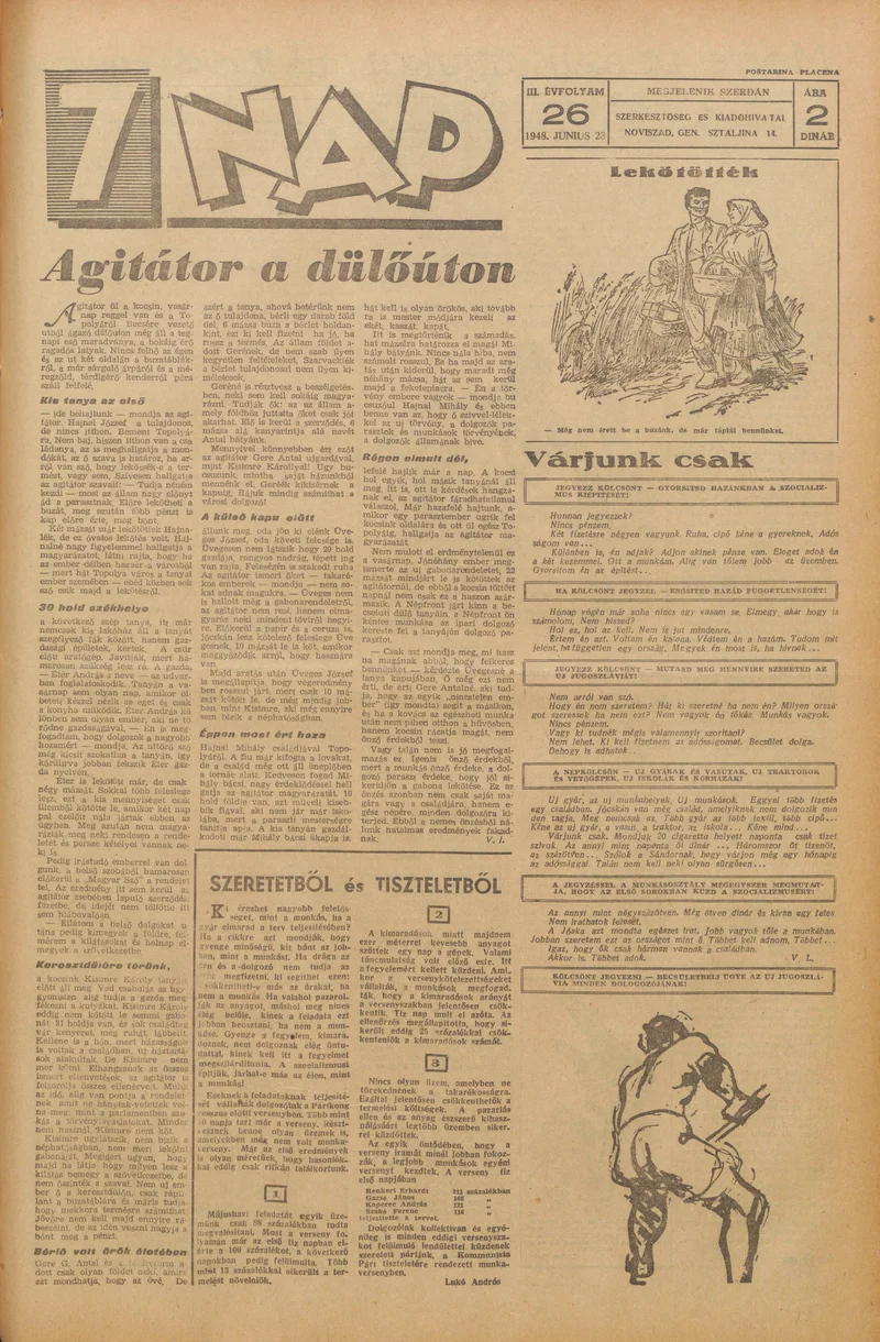 7 Nap, 3. évf. 1948. június 23. 26. sz. 1–4. oldal