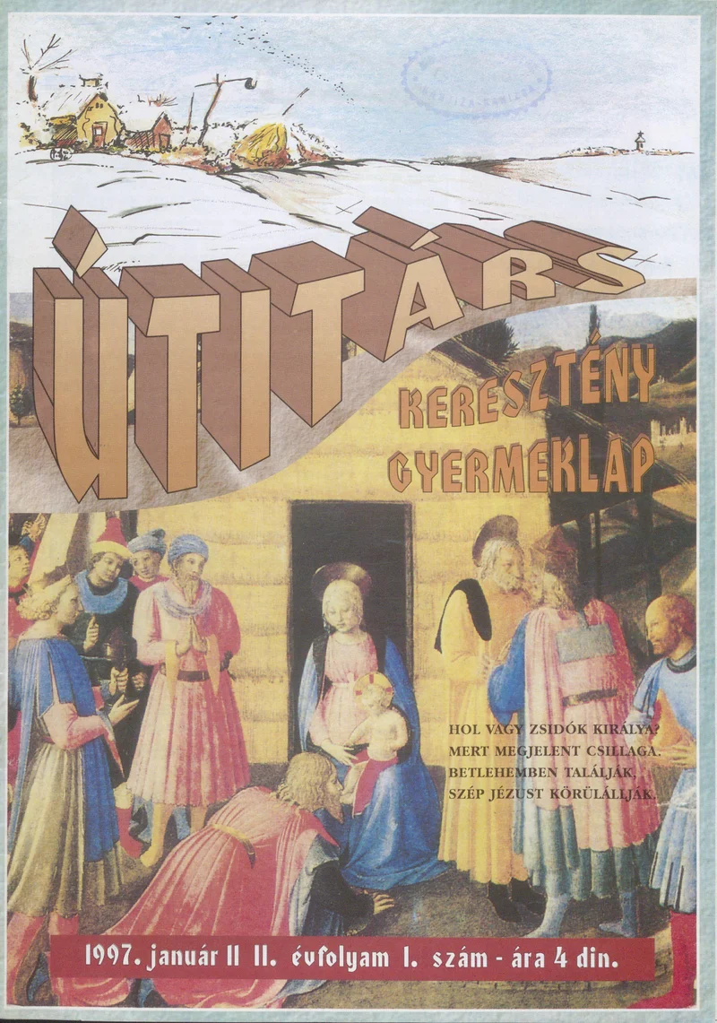 Útitárs, 2. évf. 1997. január. 1. sz.