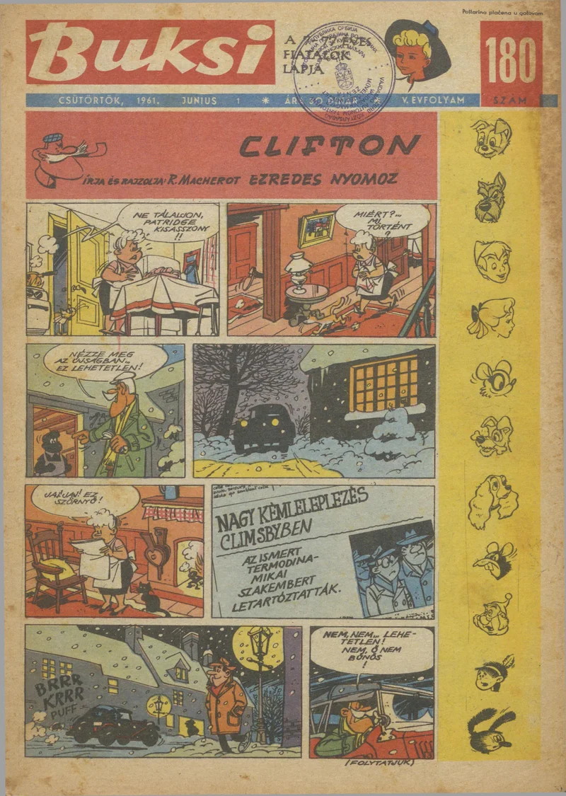 Buksi, 5. évf. 1961. június 1. 180. sz.