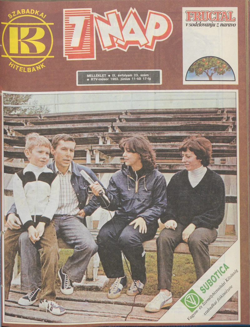 7 Nap melléklet, 9. évf. 1983. június 11. – 17. 23. sz.