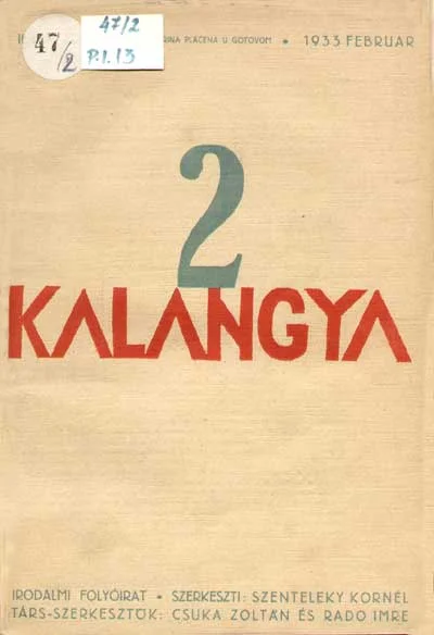 Kalangya, 2. évf. 1933. február. 2. sz. 73–144. oldal