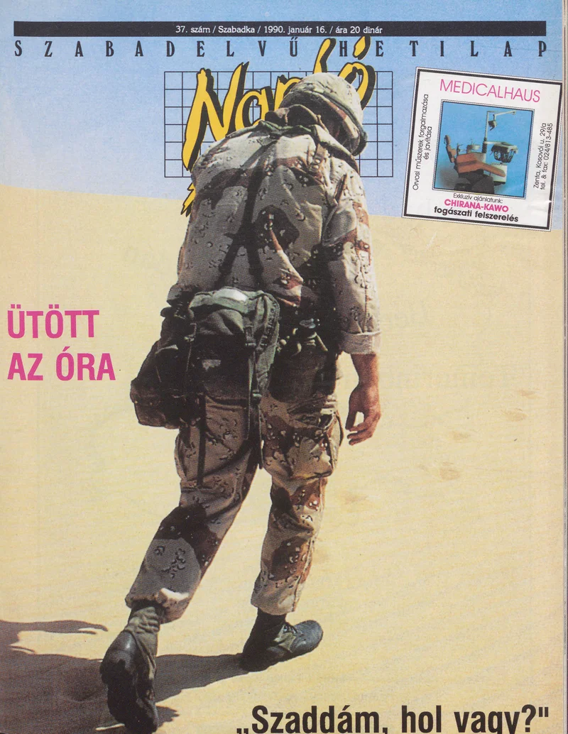 Napló - Szabadelvű hetilap, 2. évf. 1991. január 16. 37. sz.