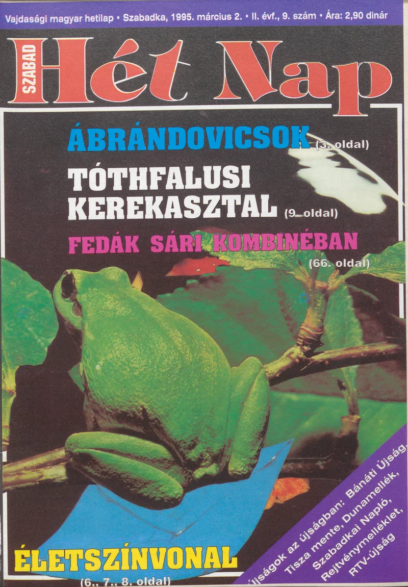 Szabad Hét Nap, 2. évf. 1995. március 2. 9. sz.