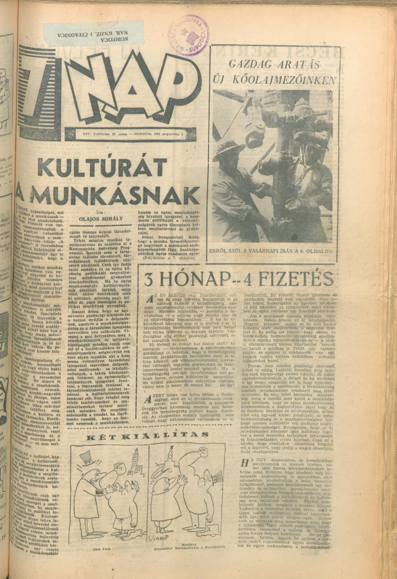 7 Nap, 14. évf. 1959. augusztus 2. 32. sz. 1–18. oldal