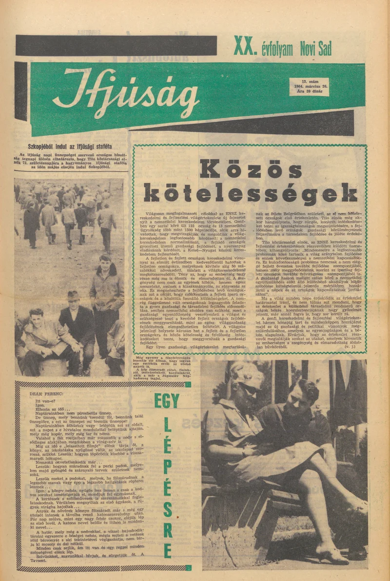 Ifjúság, 20. évf. 1964. március 26. 13. sz.