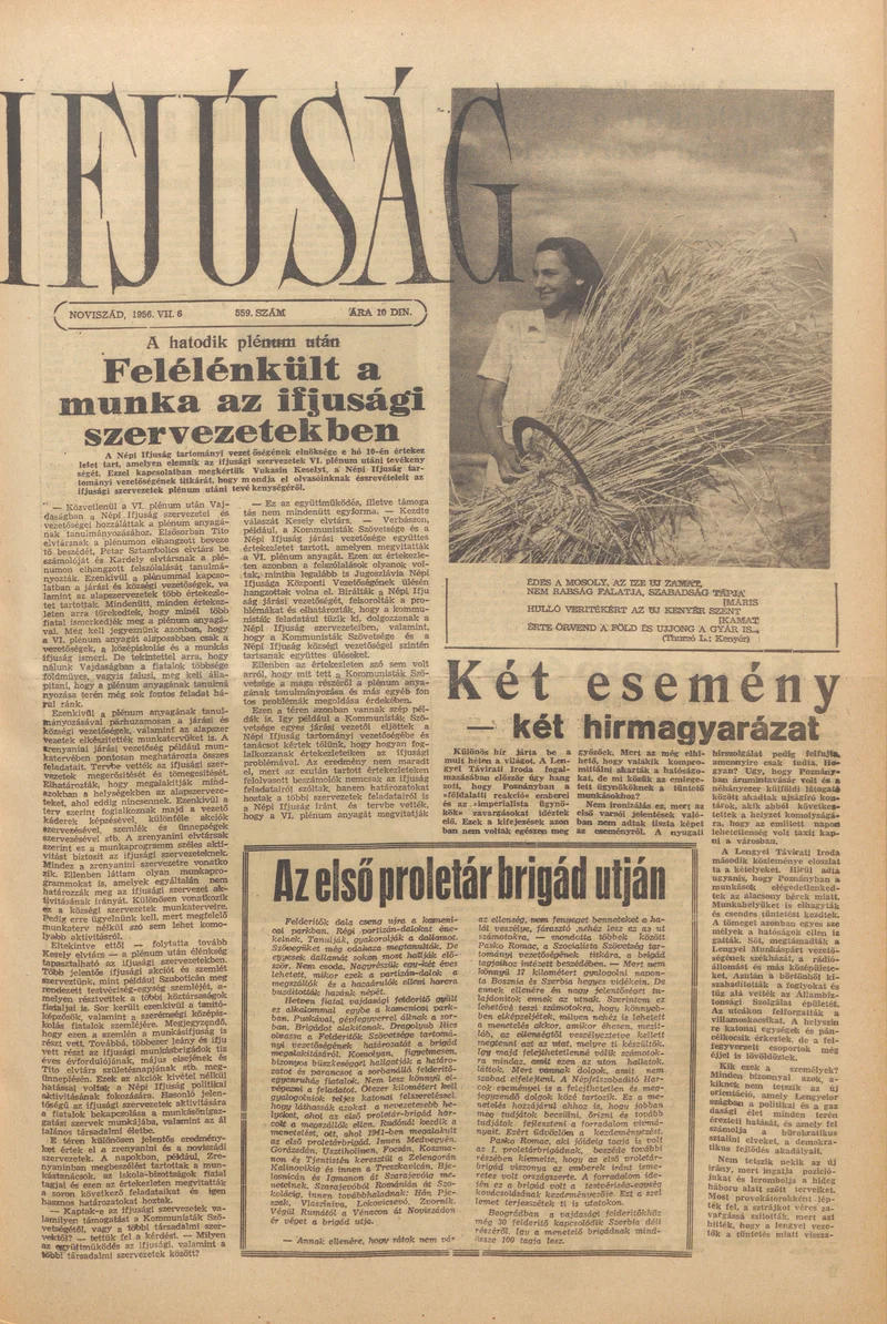 Ifjúság, 12. évf. 1956. július 6. 559. sz.