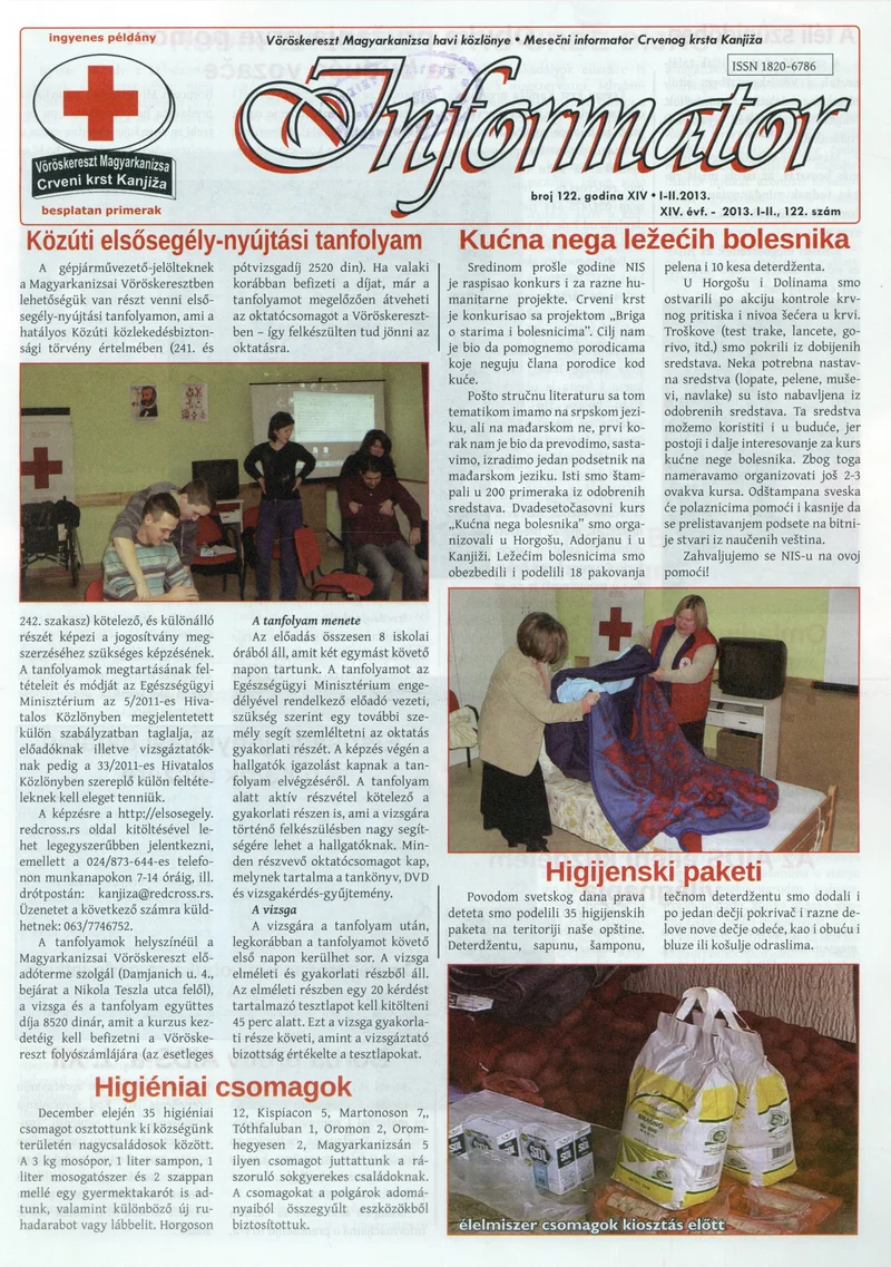 Informator, 14. évf. 2013. január 1. – február 1. 122. sz.