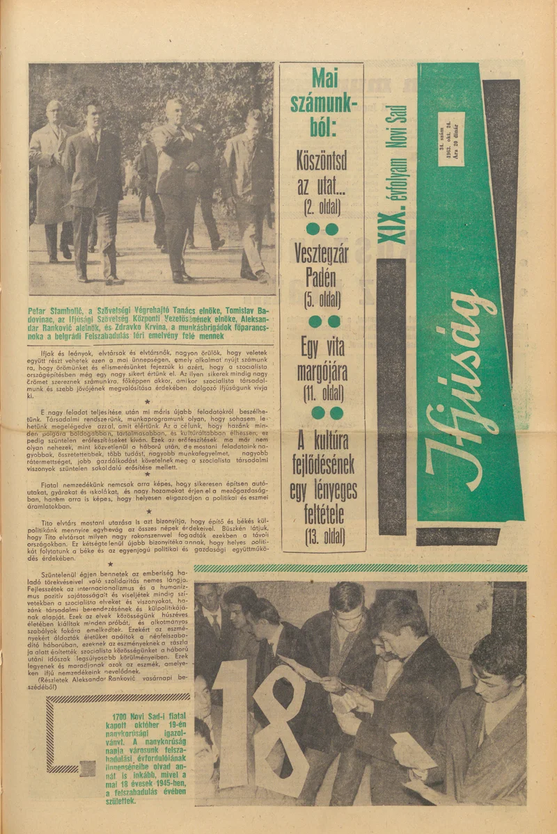 Ifjúság, 19. évf. 1963. október 24. 34. sz.