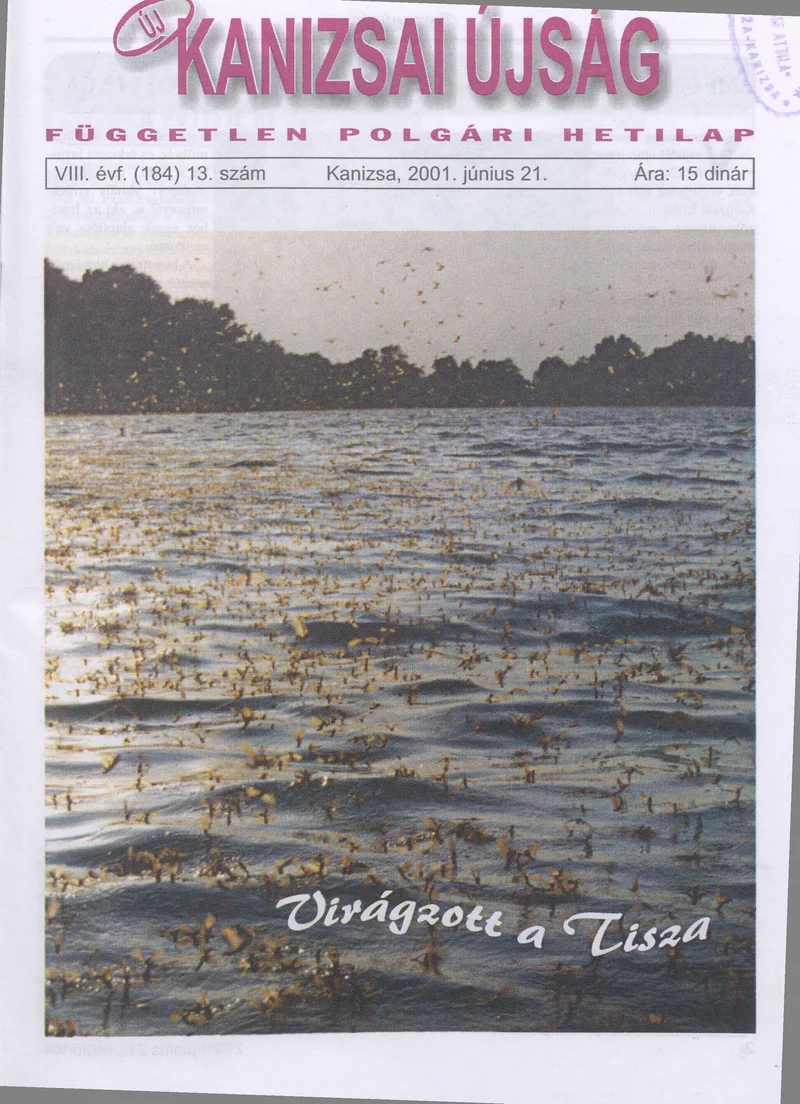 Új Kanizsai Újság, 8. évf. 2001. június 21. 13. sz.