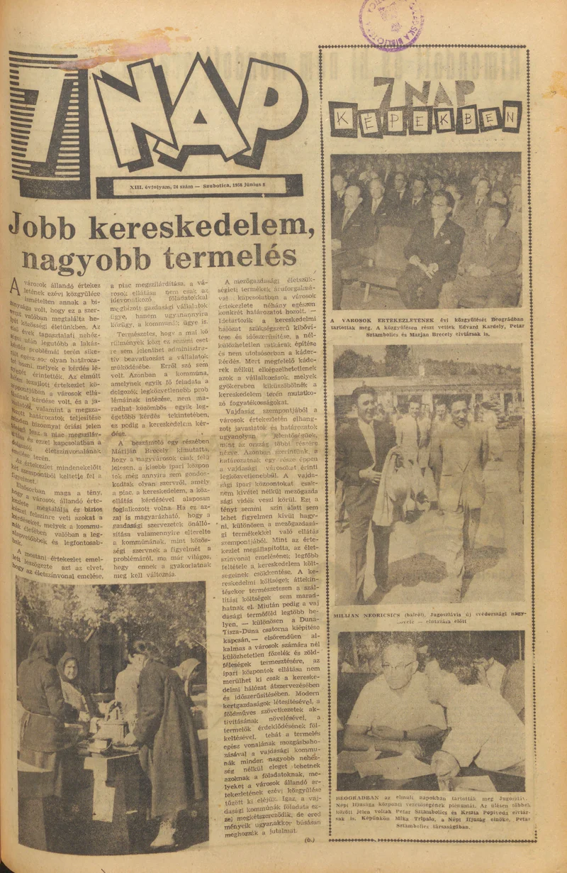 7 Nap, 13. évf. 1958. június 8. 24. sz.