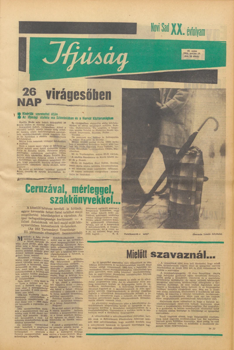 Ifjúság, 20. évf. 1964. május 14. 20. sz.