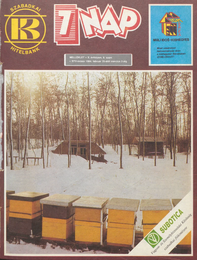 7 Nap melléklet, 10. évf. 1984. február 25. – március 2. 8. sz.