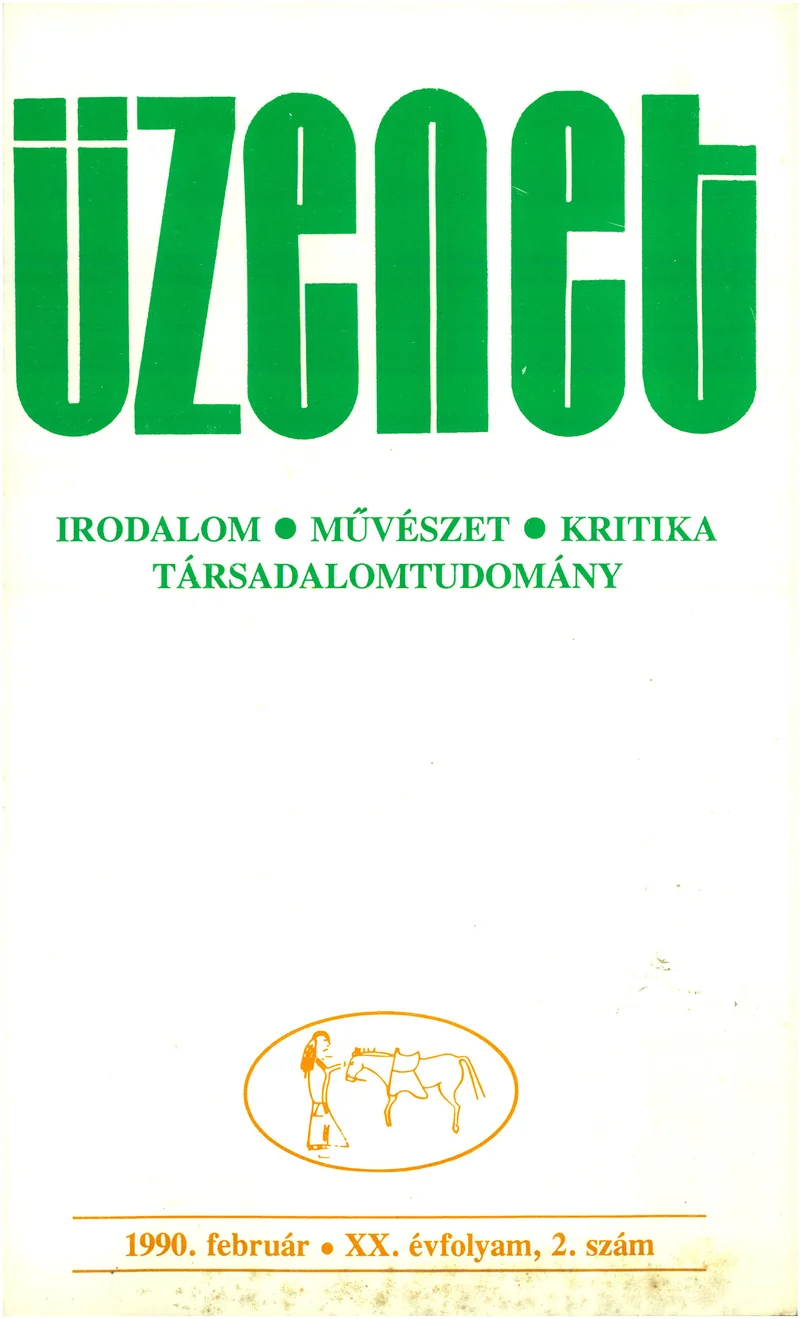 Üzenet, 20. évf. 1990. február. 2. sz. 87–163. oldal