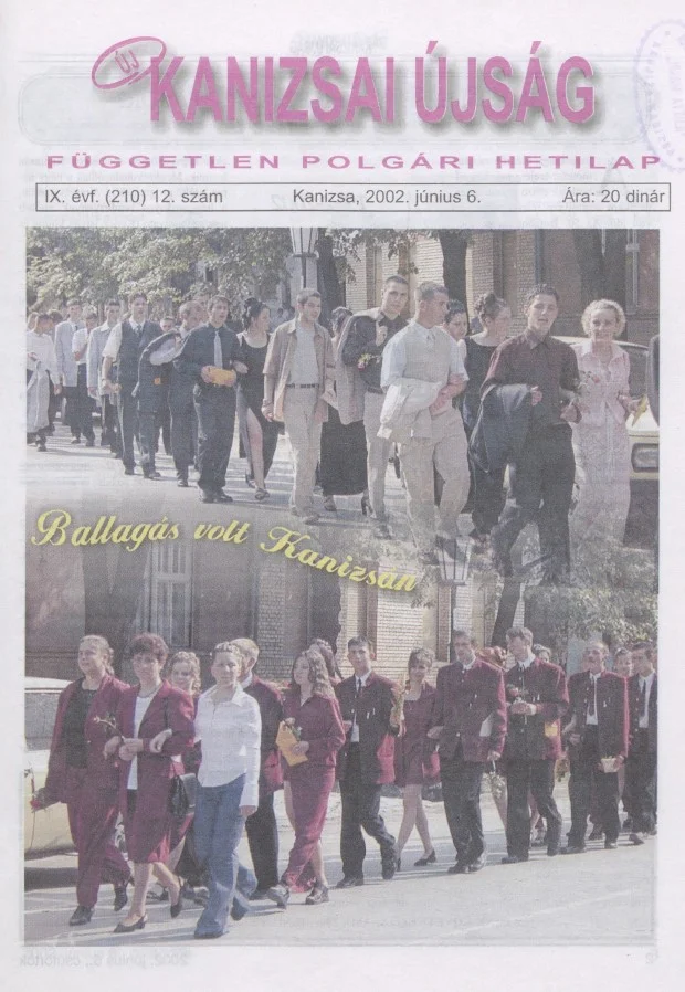 Új Kanizsai Újság, 9. évf. 2002. június 6. 12. sz.