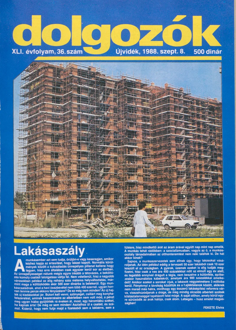 Dolgozók, 42. évf. 1988. szeptember 8. 36. sz.