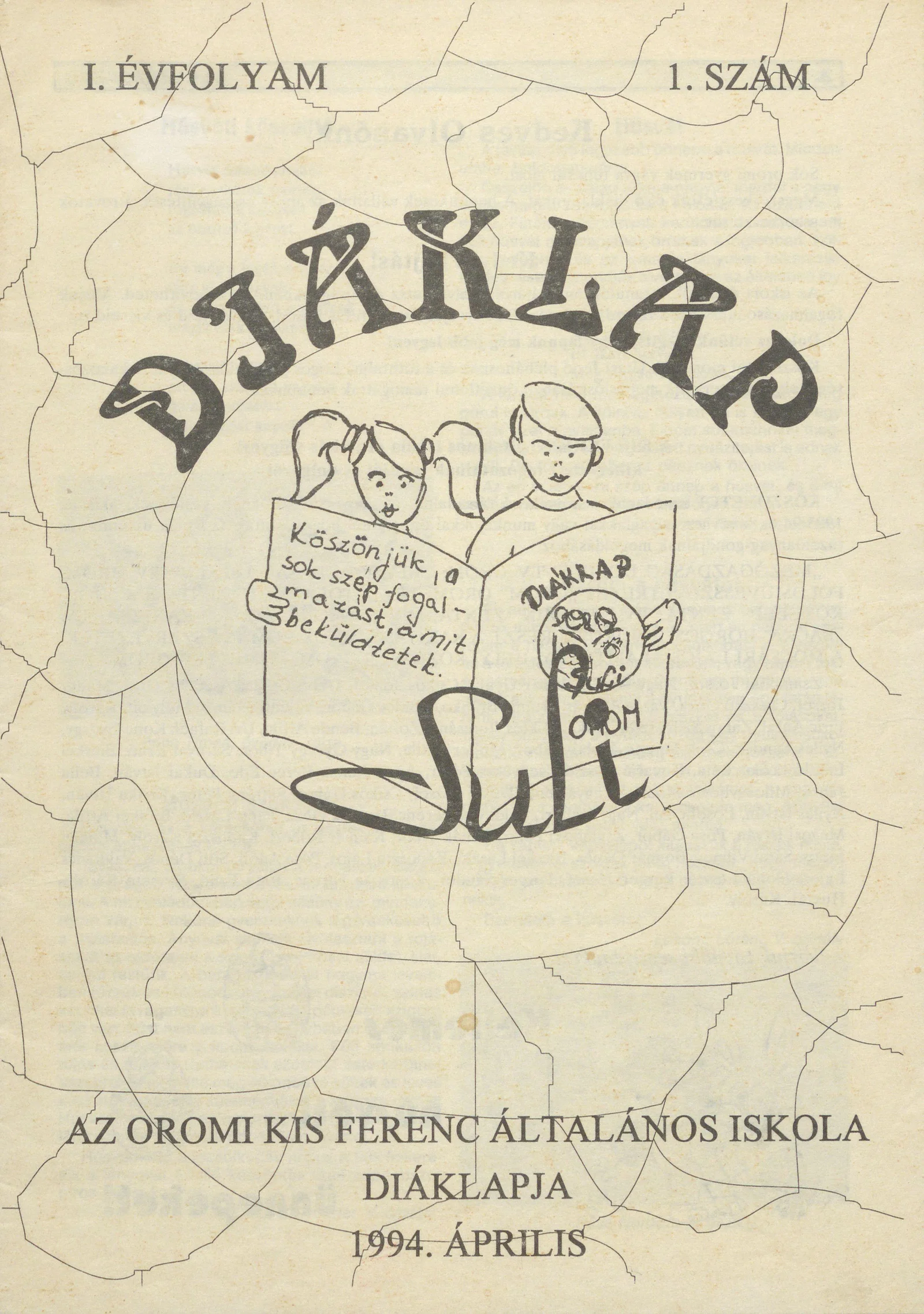 Diáklap Suli, 1. évf. 1994. április. 1. sz.
