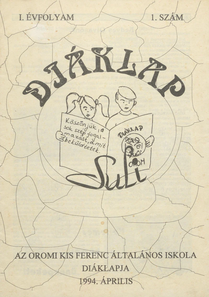 Diáklap Suli, 1. évf. 1994. április. 1. sz.