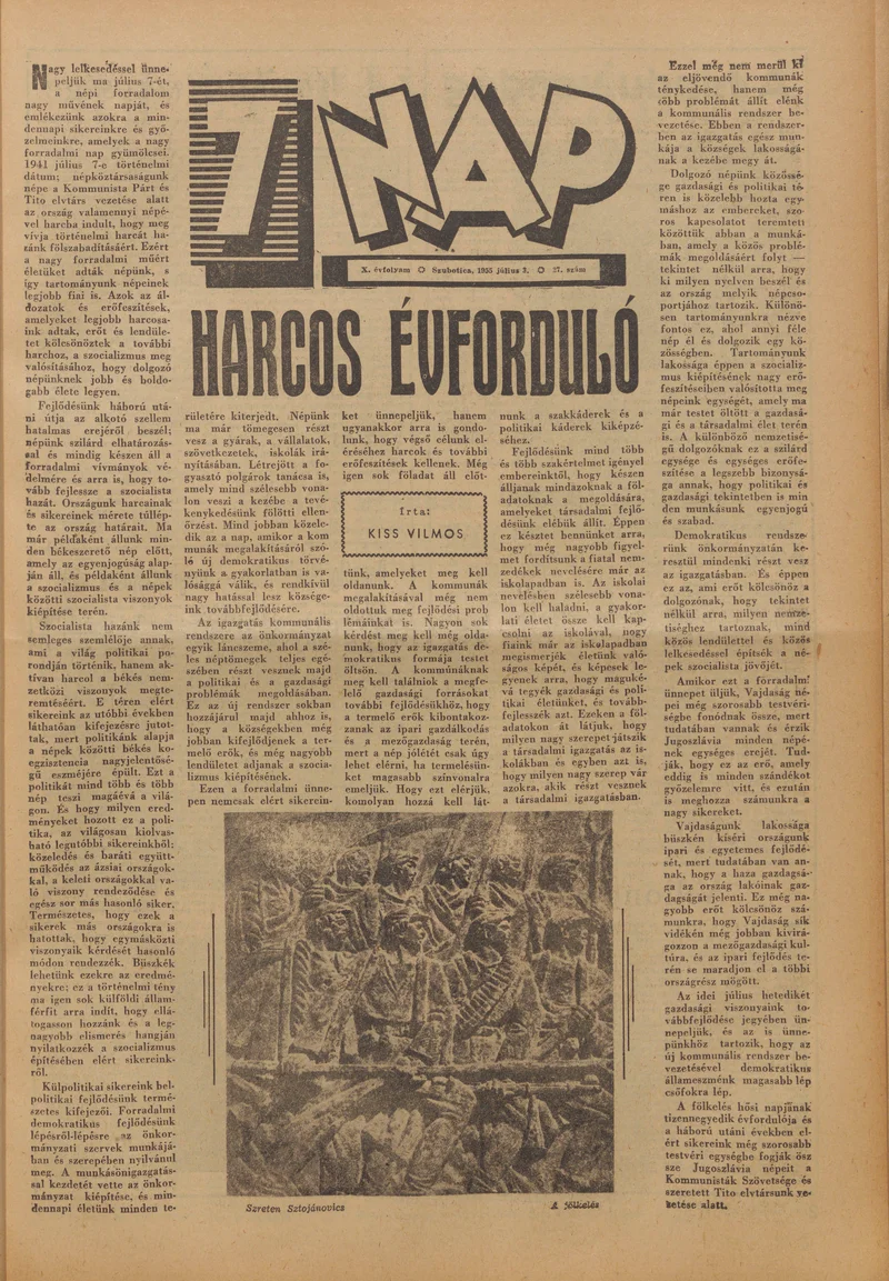 7 Nap, 10. évf. 1955. július 3. 27. sz. 1–16. oldal