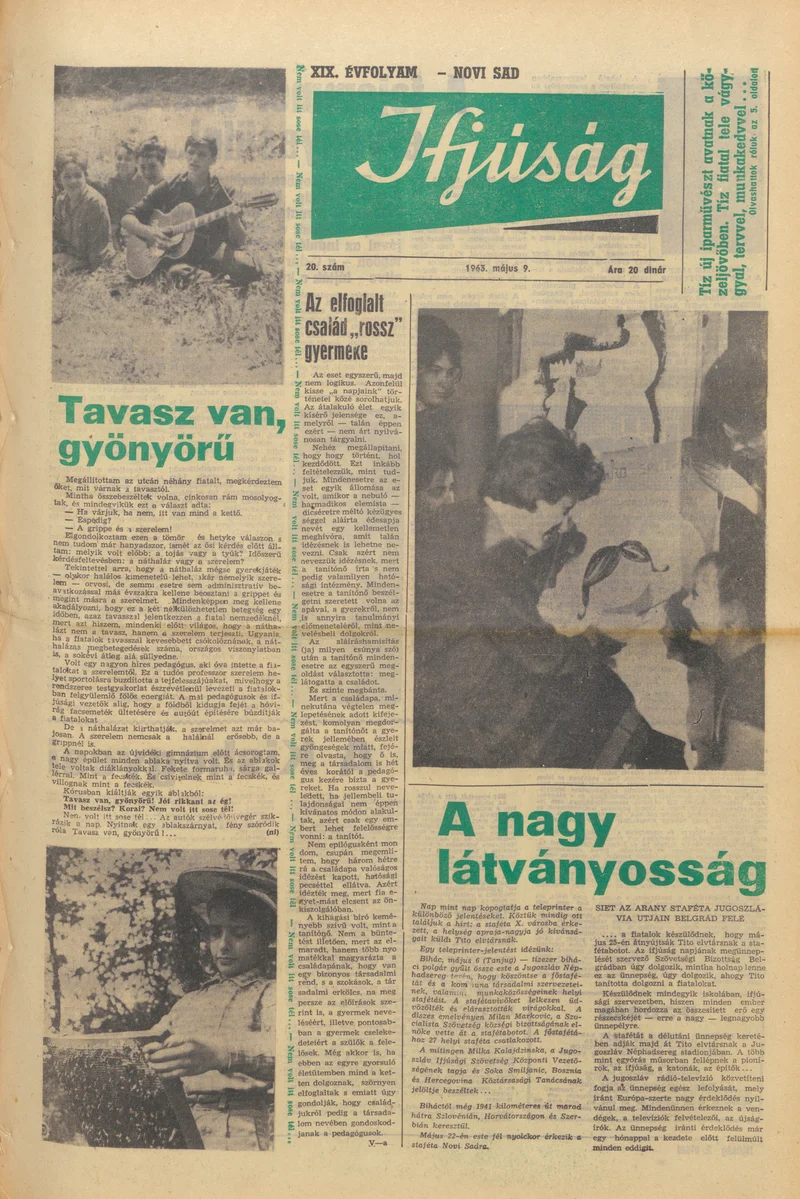 Ifjúság, 19. évf. 1963. május 9. 20. sz.