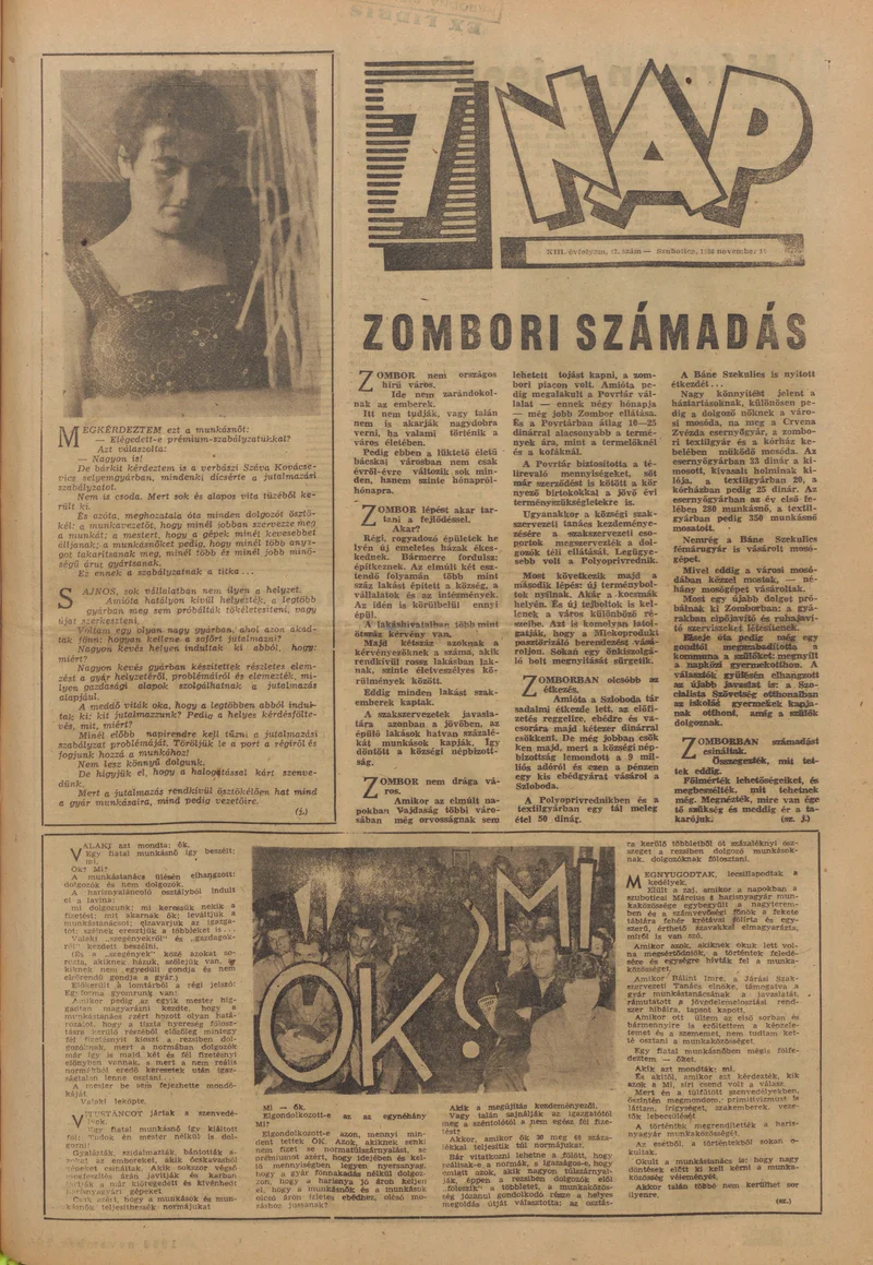 7 Nap, 13. évf. 1958. november 16. 47. sz. 1–20. oldal