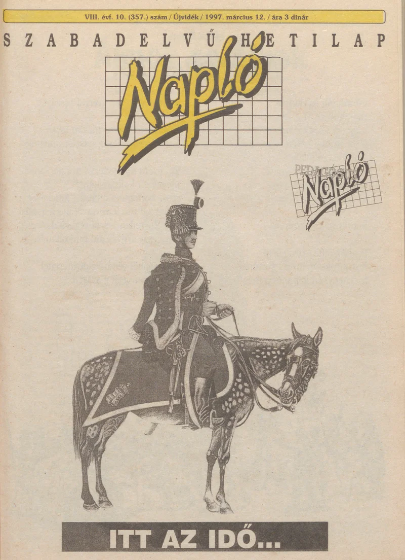 Napló - Szabadelvű hetilap, 8. évf. 1997. március 12. 357. sz.