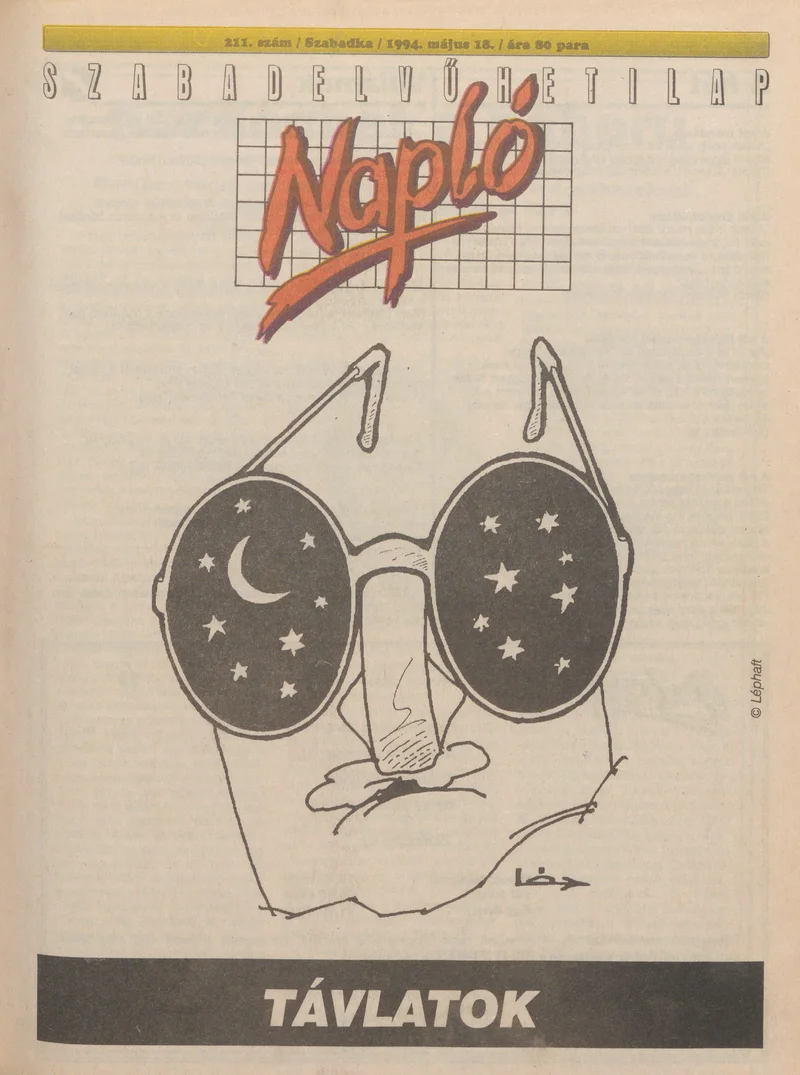 Napló - Szabadelvű hetilap, 5. évf. 1994. május 18. 211. sz.