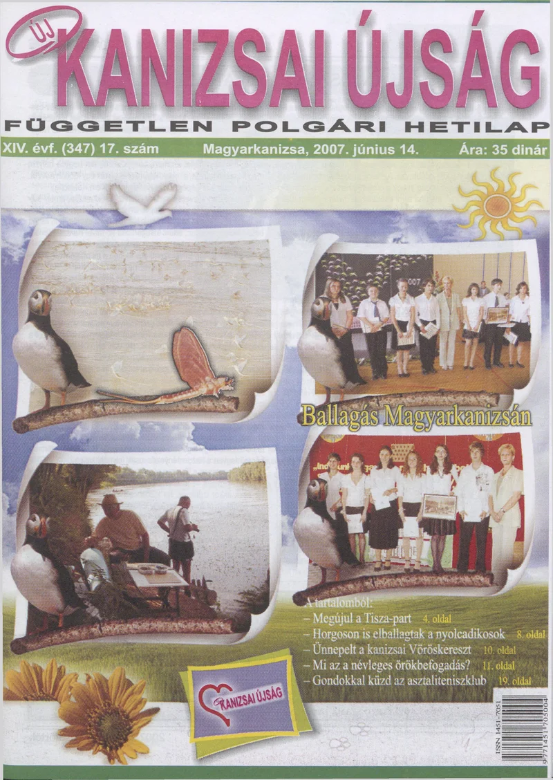 Új Kanizsai Újság, 14. évf. 2007. június 14. 17. sz.