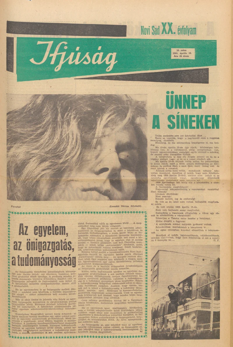 Ifjúság, 20. évf. 1964. április 16. 16. sz.