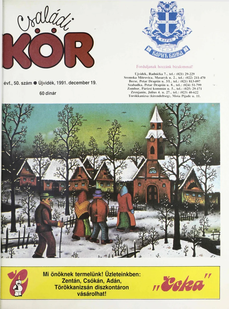 Családi Kör, 2. évf. 1991. december 19. 50. sz.