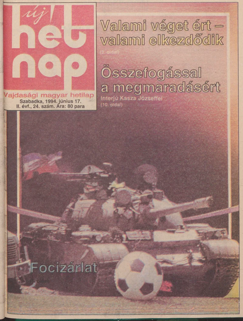 Új Hét Nap, 2. évf. 1994. június 17. 24. sz.