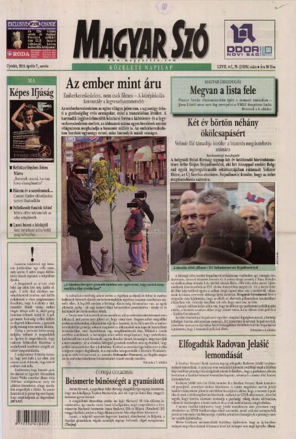 Magyar Szó, 67. évf. 2010. április 7. 79. sz. 1–20. oldal