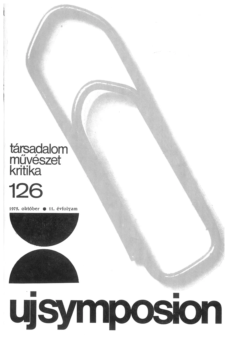 Új Symposion, 11. évf. 1975. október. 126. sz. 327–374. oldal