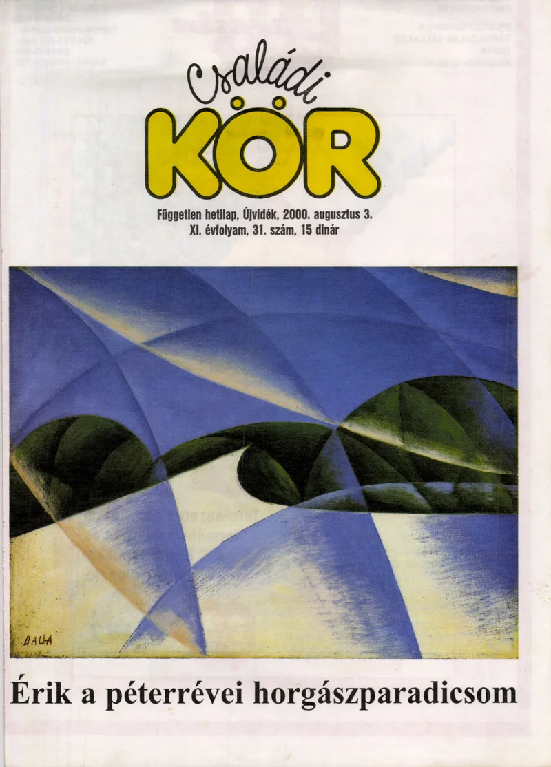 Családi Kör, 11. évf. 2000. augusztus 3. 31. sz.