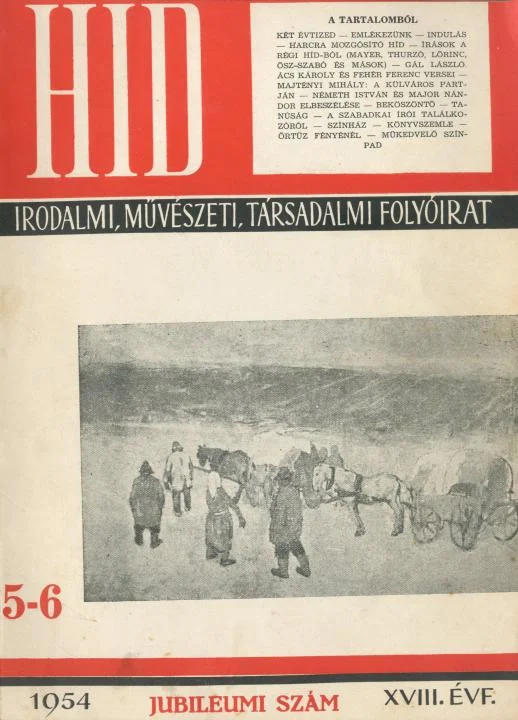 Híd, 18. évf. 1954. május. 5–6. sz. 225–304. oldal