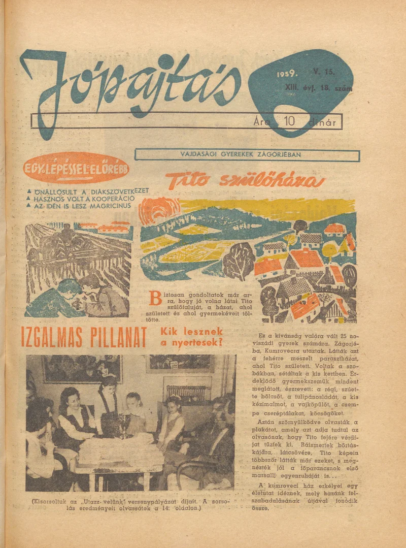 Jó Pajtás, 13. évf. 1959. május 15. 10. sz.