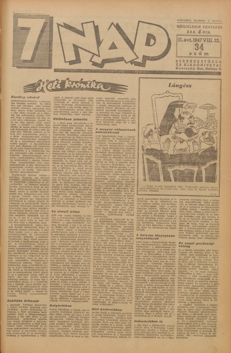 7 Nap, 3. évf. 1948. augusztus 22. 34. sz. 1–10. oldal
