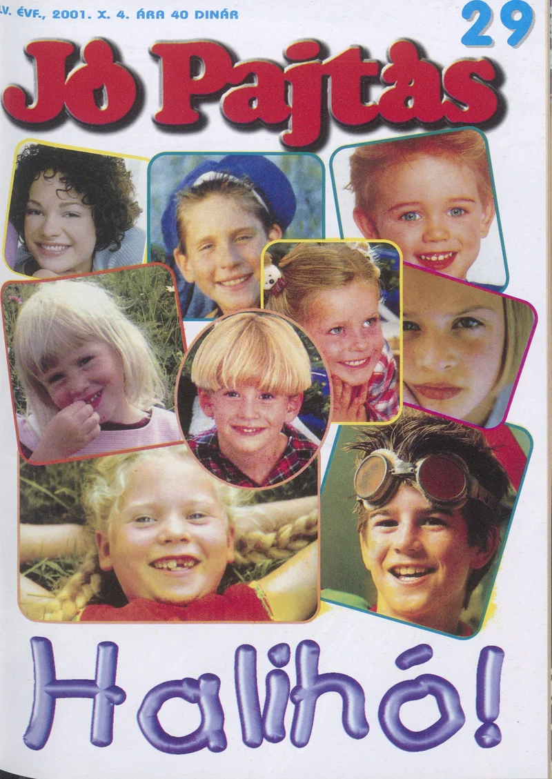 Jó Pajtás, 55. évf. 2001. október 4. 29. sz.