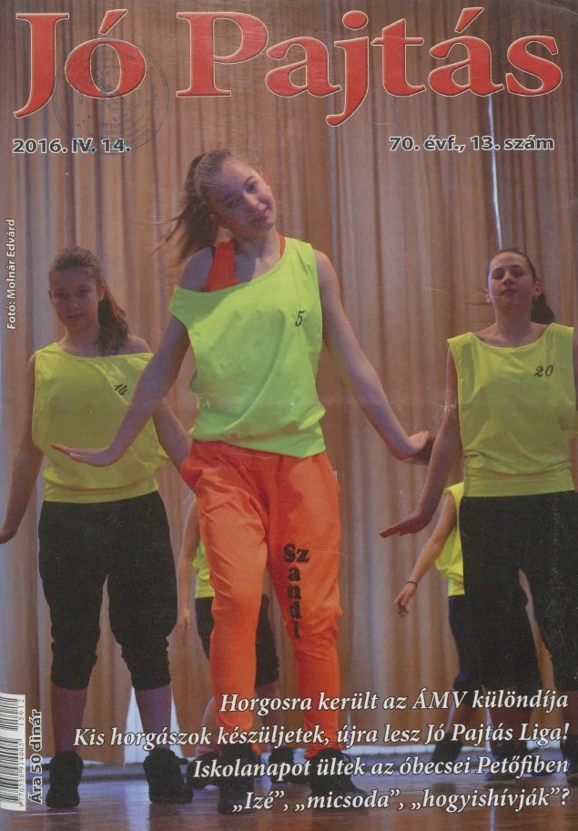 Jó Pajtás, 70. évf. 2016. április 14. 13. sz.